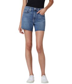 Шорты Hudson Jeans, Devon High-Rise Boyfriend Shorts in Let It Ride