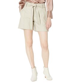 Шорты Vince, Stitched Belt Leather Shorts