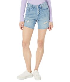 Шорты Blank NYC, Warren High-Rise Exposed Button Fly Distressed Shorts