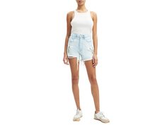 Шорты 7 For All Mankind, Easy Ruby Cutoffs in Sun Blue