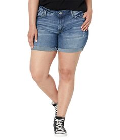 Шорты Silver Jeans Co., Plus Size Boyfriend Shorts W53608EAF242