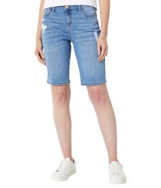 Шорты U.S. POLO ASSN., 11&quot; Mid-Rise Stretch Denim Bermuda in Medium Enzyme Wash