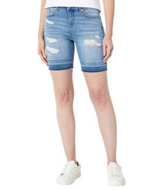 Шорты U.S. POLO ASSN., 7&quot; Mid-Rise Stretch Denim Destructed Bermuda in Medium Enzyme Wash