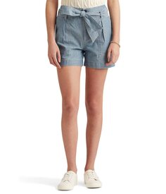 Шорты LAUREN Ralph Lauren, Belted Chambray Shorts