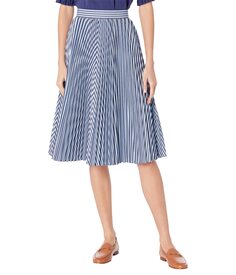Юбка Kate Spade New York, Pastry Stripe Pleated Skirt