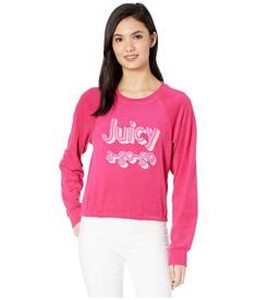 Пуловер Juicy Couture, Juicy A Gogo Microterry Logo Pullover