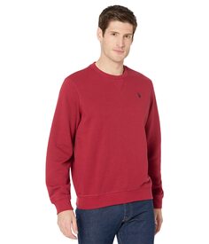 Флисовый худи U.S. POLO ASSN., Pop Over Crew Neck Fleece