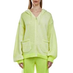 Худи giu giu, Fluorescent Mohair Hoodie Cardigan