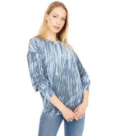 Пуловер Michael Stars, Gigi Shibori Print Madison Crew Neck Pullover