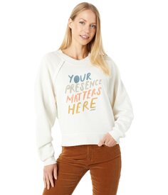Флисовый худи Splendid, Morgan Harper Nichols Wild and Free Pullover Eco Fleece Sweatshirt