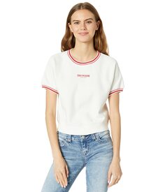 Худи True Religion, Short Sleeve Shrunken Ringer Raglan