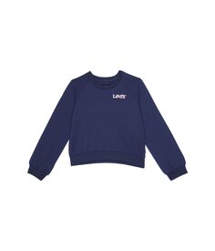Пуловер Levi&apos;s Kids, High-Rise Crew Neck Sweatshirt