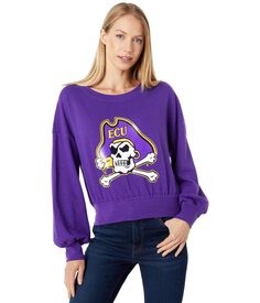 Пуловер Lauren James, East Carolina Pirates Cropped Crew Neck Sweatshirt
