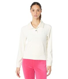 Пуловер Juicy Couture, Paneled 1/2 Placket Snap Top