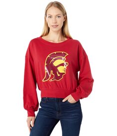 Пуловер Lauren James, USC Trojans Cropped Crew Neck Sweatshirt