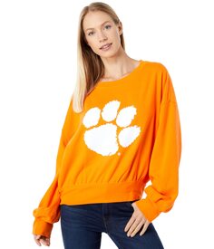 Пуловер Lauren James, Clemson Tigers Cropped Crew Neck Sweatshirt
