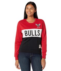 Худи Mitchell &amp; Ness, NBA Color-Block Crew 2.0 Bulls