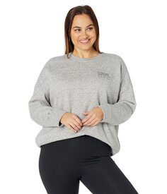 Толстовка Madewell, Plus Size MWL Foundational Fleece Classic Crew Neck Graphic Sweatshirt