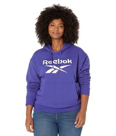 Пуловер Reebok, Identity Logo Plus Size Fleece Pullover Hoodie