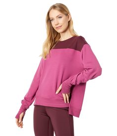 Пуловер THRIVE SOCIETE, Color-Block High-Low Hem