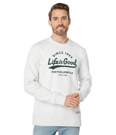 Пуловер Life is Good, Ballyard Simply True Fleece Crew