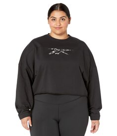 Пуловер Reebok, Plus Size Modern Safari Crew Neck Sweatshirt