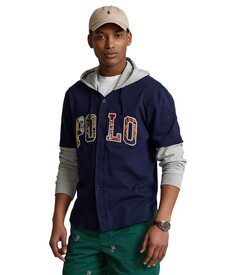 Худи Polo Ralph Lauren, Logo Hooded Baseball Jersey