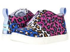 Кроссовки TOMS Kids, Leopard Color-Block Botas Cupsole