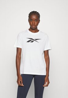 Футболка с принтом Reebok ФУТБОЛКА С ВЕКТОРНОЙ ГРАФИКОЙ, цвет white