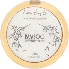 Пудра для лица Bamboo Pressed Powder Polvos Matificantes Lovely Makeup, Bambú