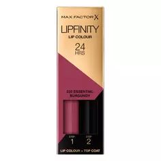 Губная помада Lipfinity Labial Líquido Max Factor, 330 Essential Burgundy