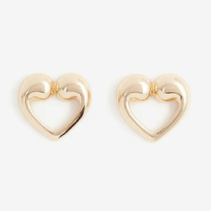 Серьги H&amp;M Heart-shaped, золотистый H&M