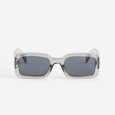 Солнцезащитные очки H&amp;M Rectangular, серый H&M