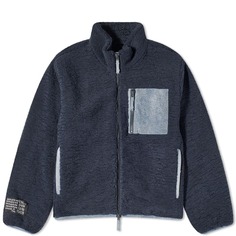 Куртка Ksubi Icebreaker Sherpa Fleece, темно-синий