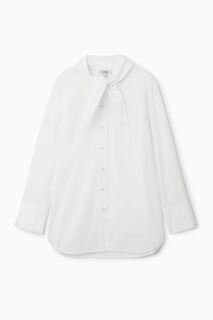 Рубашка COS Pointed Collar, белый