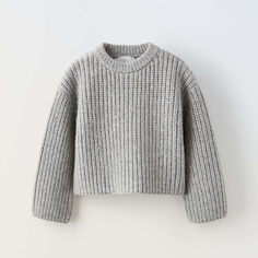 Свитер для девочек Zara Knit, серый