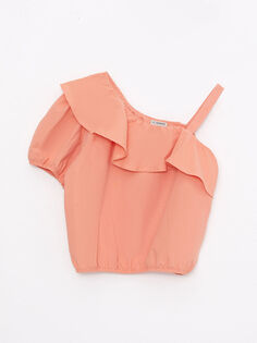 Базовая хлопковая блузка для девочки LCW Kids