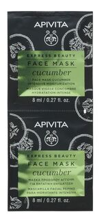 Apivita Express Beauty Cucumber медицинская маска, 2 шт.