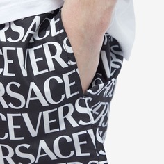 Шорты для плавания со сплошным логотипом Versace