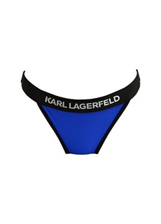 Синие женские плавки бикини Karl Lagerfeld