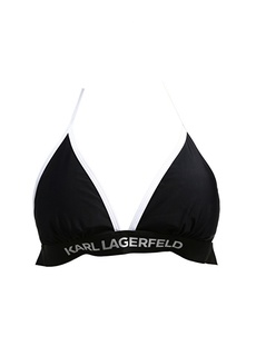 Черный женский топ бикини Karl Lagerfeld