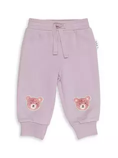 Спортивные брюки с рисунком лисы для малышей, маленьких девочек и девочек Huxbaby, мультиколор