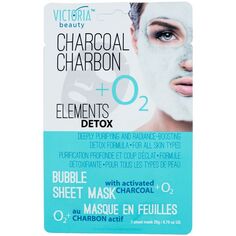 Маска для лица Mascarilla Facial Elements Detox con Carbón Victoria Beauty, 1 unidad