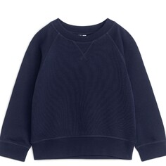 Свитшот Arket Cotton Unisex, темно-синий