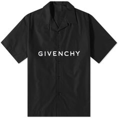 Рубашка Givenchy Logo Hawaiian Shirt