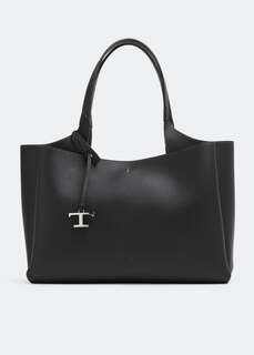 Сумка TOD&apos;S Leather medium bag, черный Tod’S