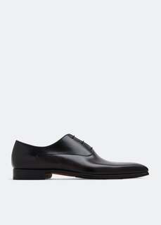 Оксфорды MAGNANNI Leather lace-up shoes, черный