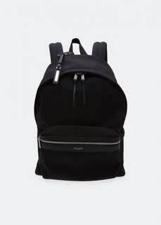 Рюкзак SAINT LAURENT City canvas backpack, черный