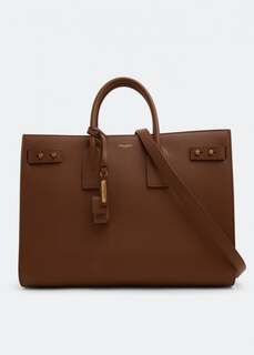 Сумка-тоут SAINT LAURENT Sac De Jour tote bag, коричневый