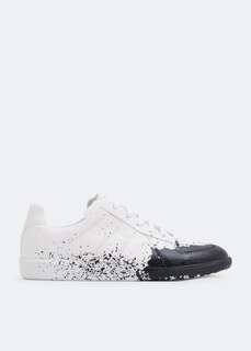 Кроссовки MAISON MARGIELA Replica paint splatter sneakers, белый